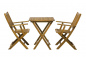 Preview: Möbilia Sitzgruppe aus Akazie , in der Farbe natur 31020000
