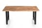 Preview: SalesFever Esstisch Akazie 240x110 cm, Tischgestell in H-Form 75x75 mm, bestehend aus 397350+369050