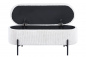 Preview: SalesFever Bettbank mit Stauraumfunktion Beige, aufklappbar, Bezug in Cord-Optik