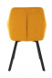 Preview: SalesFever Essgruppe 5 tlg. 160x90 cm, Esstisch Akazie, Esszimmerstuhl gelb bestehend aus 1x399026+2x372227