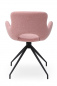 Preview: SalesFever Essgruppe 5 tlg. 180x90 cm, Esstisch Akazie, Esszimmerstuhl rose bestehend aus 1x397473+4x396971