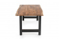 Preview: SalesFever Essgruppe 5 tlg. 180x90 cm, Esstisch Akazie, Esszimmerstuhl rose bestehend aus 1x397473+4x396971