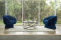 Preview: SalesFever Couchtisch Silber Ø 80 cm, mit Design-Gestell in Stainless Steel