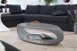 Preview: SalesFever Couchtisch 120x60x30 cm grau Fiberglas, hochglanz lackiert