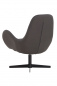 Preview: SalesFever Sessel mit Drehfunktion, Gestell Metall Schwarz pulverbeschichtet