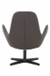 Preview: SalesFever Sessel mit Drehfunktion, Gestell Metall Schwarz pulverbeschichtet