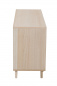 Preview: SalesFever Sideboard 100x36 cm Rattangeflecht, 2 Türen, 3 offene Fächer