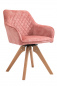 Preview: SalesFever Essgruppe 5 tlg. 160x90 cm, Esstisch Grau, Esszimmer Stuhl Rose besteht aus 1x379752+4x395233