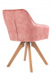 Preview: SalesFever Essgruppe 5 tlg. 160x90 cm, Esstisch Grau, Esszimmer Stuhl Rose besteht aus 1x379752+4x395233