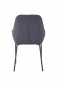 Preview: SalesFever Essgruppe 5 tlg. 180x100 cm, Esstisch Akazie, Esszimmerstuhl Dunkelgrau besteht aus 1x394984+2x391983
