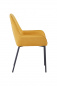 Preview: SalesFever Essgruppe 5 tlg. 180x100 cm, Esstisch Akazie, Esszimmerstuhl Senfgelb besteht aus 1x394984+2x391990