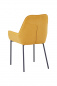 Preview: SalesFever Essgruppe 5 tlg. 180x100 cm, Esstisch Akazie, Esszimmerstuhl Senfgelb besteht aus 1x394984+2x391990