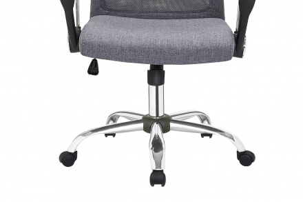 Möbilia Bürostuhl, grau aus Metall, Kunstleder-Optik, Stoff , in der Farbe grau 15020011
