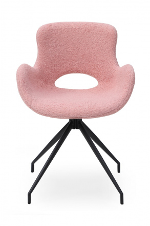 SalesFever Essgruppe 5 tlg. 180x90 cm, Esstisch Akazie, Esszimmerstuhl rose bestehend aus 1x397473+4x396971