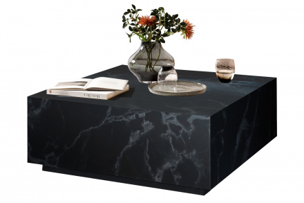SalesFever Couchtisch 90x90 cm, quadratisch, in Marmoroptik