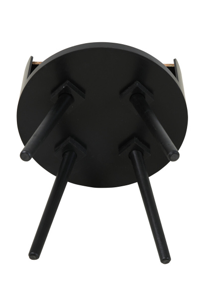 Möbilia Beistelltisch aus MDF mit Kork, Pinie , in der Farbe natur, schwarz 28020048