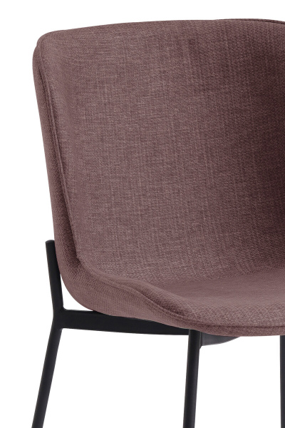 SalesFever Esszimmerstuhl 2er Set, Rot, Schalensitz, mit Strukturstoff