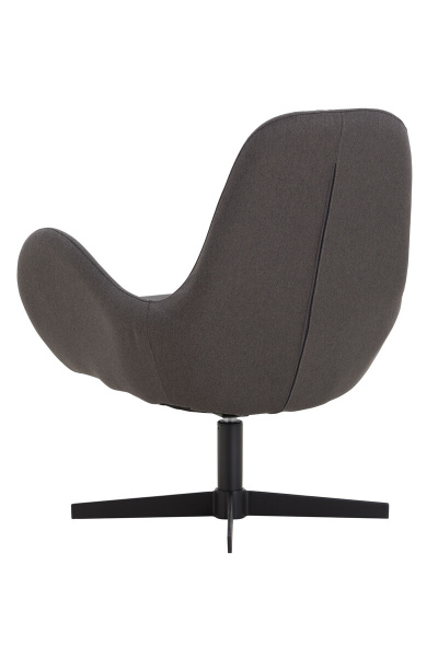 SalesFever Sessel mit Drehfunktion, Gestell Metall Schwarz pulverbeschichtet
