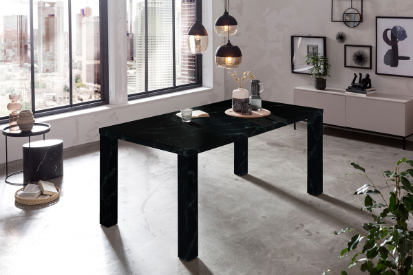 SalesFever Esstisch 180x90 cm, in Marmoroptik