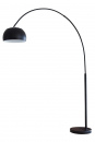 SalesFever Bogenlampe 195 cm schwarz 399132